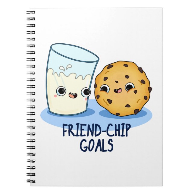 Carnet Objectifs Friend-Chip Blagues sur les biscuits au  (Devant)