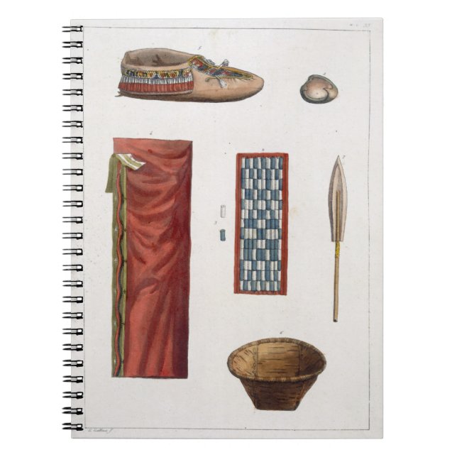 Carnet Objets appartenant aux Indiens canadiens (couleur (Devant)