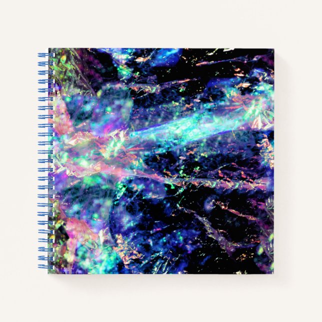 Carnet obscurité et lumière, cristal opal foncé : (Devant)