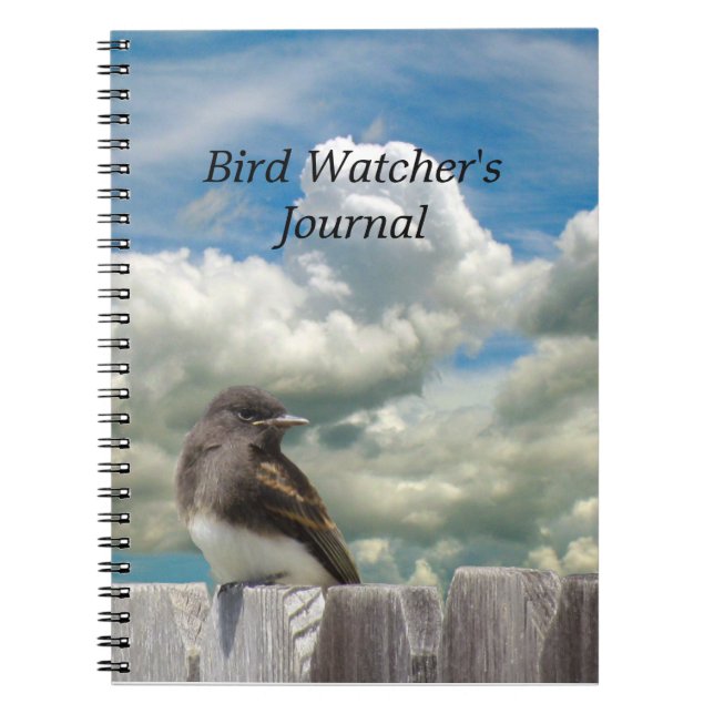 Carnet - Observateur d'oiseaux (Devant)
