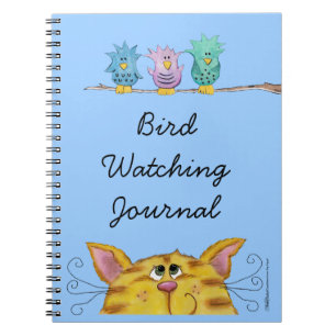 Carnet Observation d'oiseaux - Montres de chats Oiseaux a