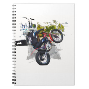 Carnet Obtenez Votre Gaz Sur Motocross Stunt Biker