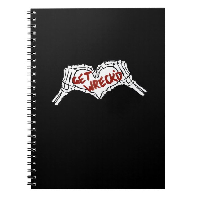 Carnet Obtenir épave Squelette Main Heart Classic (Devant)