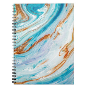 Carnet Océan Abstrait - ART. Luxe Naturel. Incorpo de sty