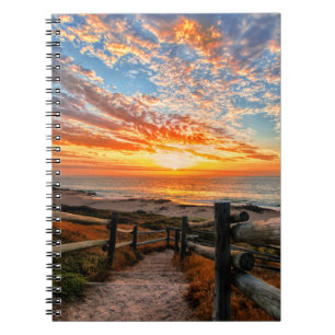 Carnet Ocean Beach View Tropical Sunset Paradise Dream