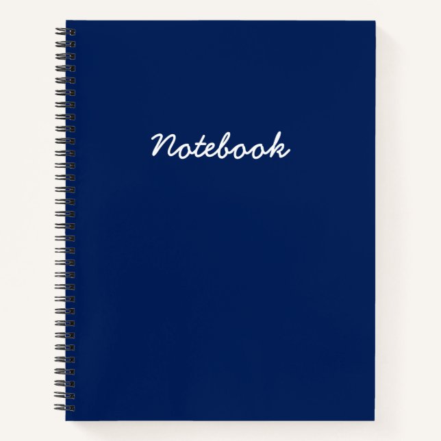 Carnet Océan bleu (Devant)