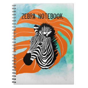 Carnet Océan bleu Zèbre
