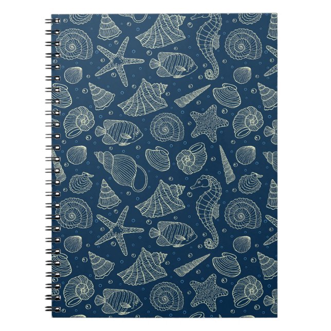 Carnet Océan Inhabitants Motif 2 (Devant)