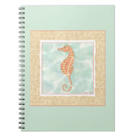 Ocean Orange Seahorse