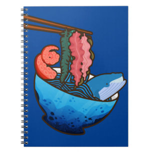 Carnet Ocean Ramen Tentacle Kelp Whale Food Nature