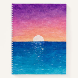 Carnet Ocean Sunset Design Notebook