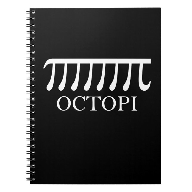Carnet Octopi - Funny Pi Octopus Math (Devant)