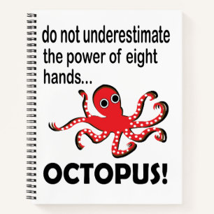 Carnet Octopus Cute Funny Octopus