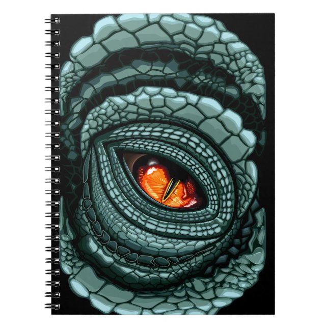 Carnet Œil de prédateur reptile primal (Devant)
