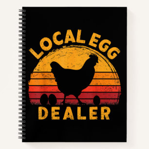 Carnet Œuf de poule de fermier détaillant d'œufs locaux v
