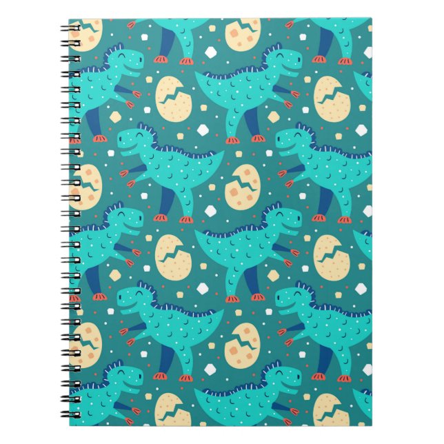 Carnet Œufs de dinosaure Dino motif T-Rex (Devant)