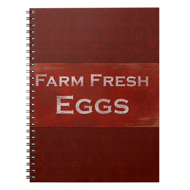 Carnet Oeufs frais de ferme (Devant)