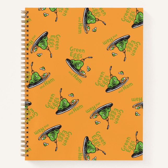Carnet Œufs verts et jambon sur le motif (Devant)