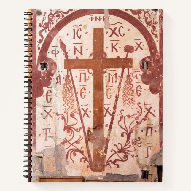 Carnet Œuvre d'art de la Croix Chrétienne (Devant)