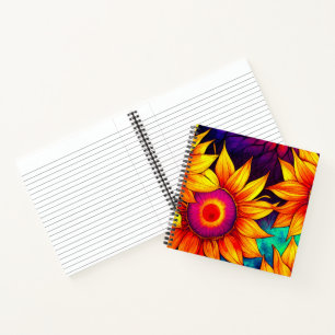 Carnet Œuvre d'art élégante et colorée sur le thème du to