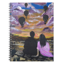 Œuvre d'art faite main – Coucher de soleil ensembl