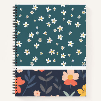 Carnet Œuvre d'art florale en deux panneaux