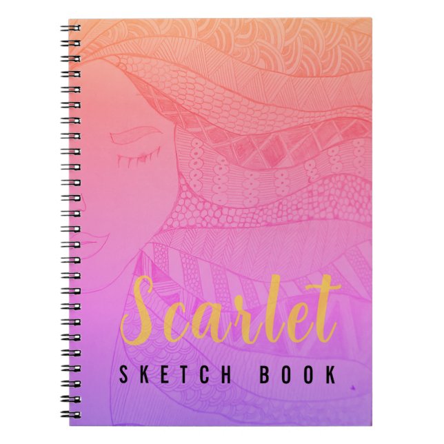 Carnet Oeuvre d'art simple et moderne (Devant)