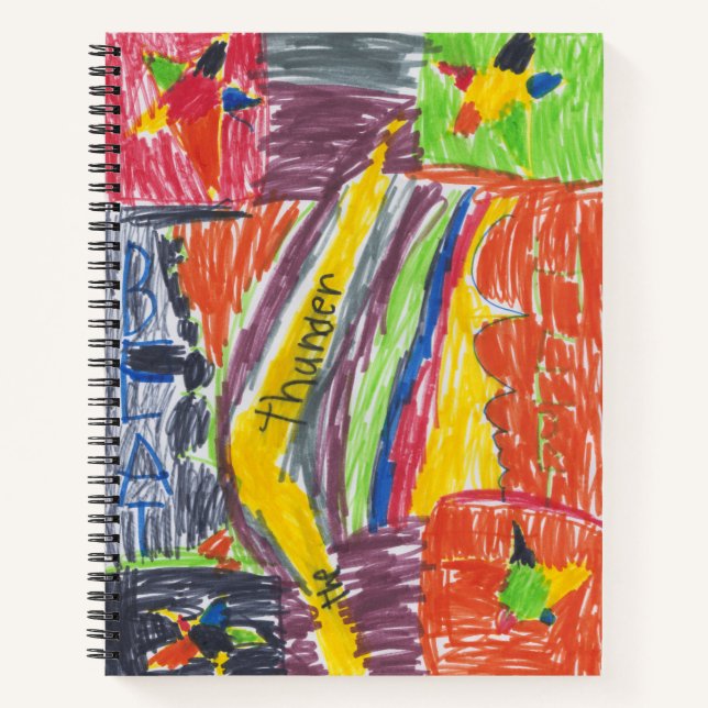 Carnet Oeuvre d'art souvenir d'enfants art ou photo (Devant)