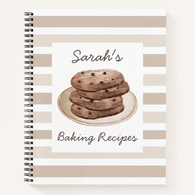 Carnet Oh doux | Recette de cuisson de dessert de cookie (Devant)