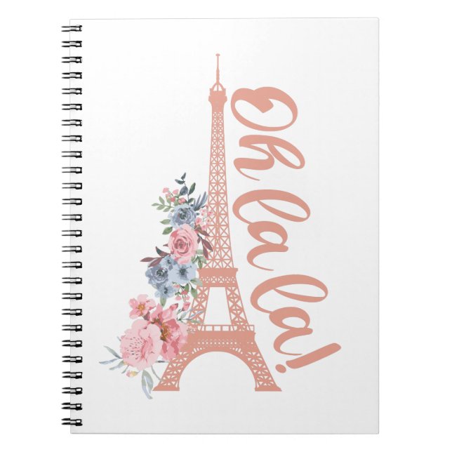 Carnet Oh La La - Tour Eiffel Paris France (Devant)