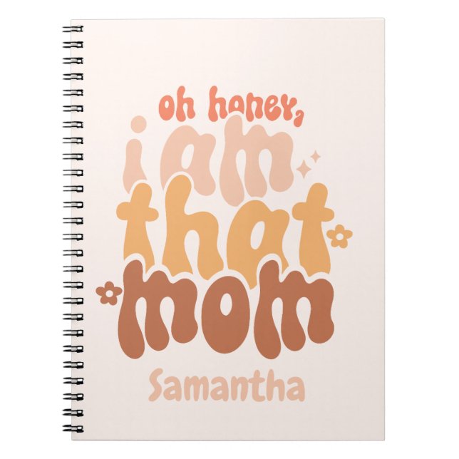 Carnet Oh Mon Chéri, Je Suis Cette Maman (Devant)