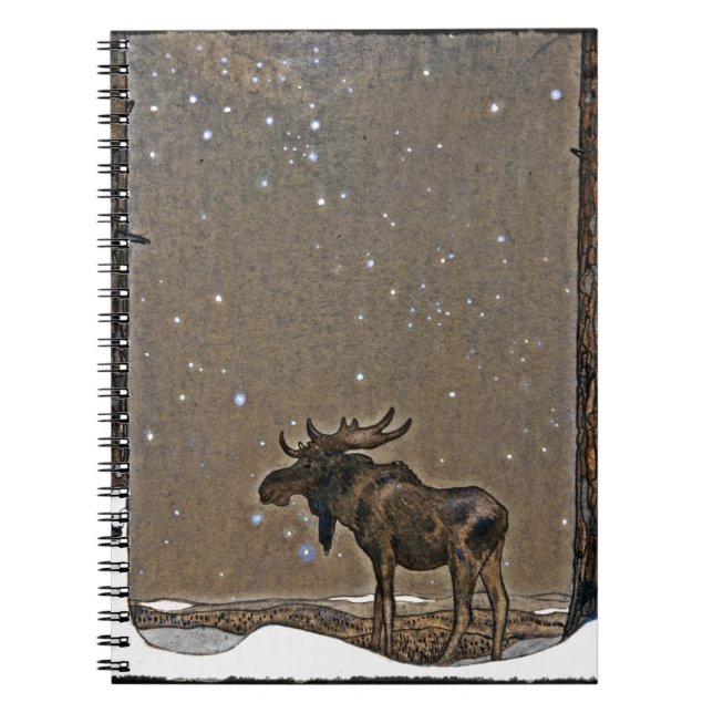 Carnet Oie dans la neige (Devant)