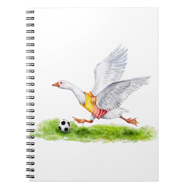 Carnet Oie de football (Devant)