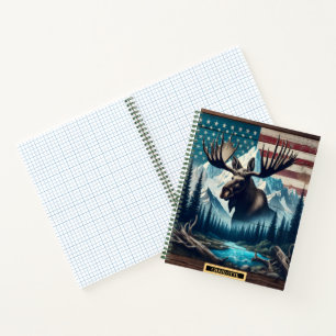 Carnet Oie majestueuse dans un cadre alpin serein