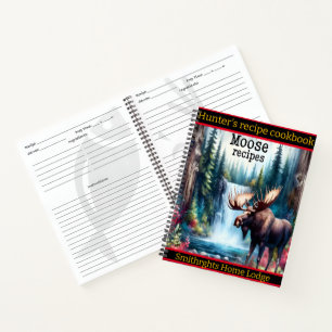 Carnet Oie par une cascade sereine et des arbres
