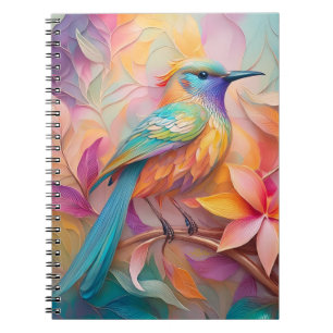Carnet Oiseau-chanteur à gorge violette Imaginaire