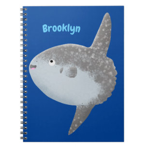 Carnet Oiseau de mer mola mola mignonne caricature