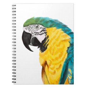 Carnet Oiseau de perroquet tropical