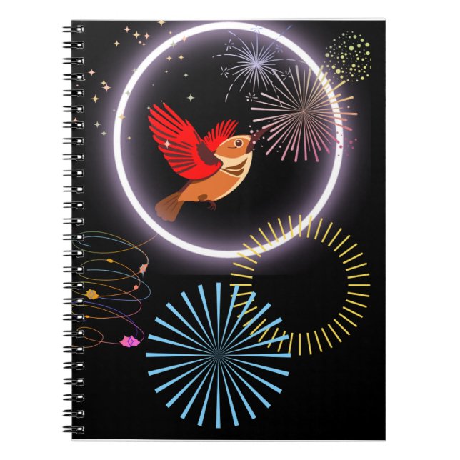 Carnet Oiseau du Paradis (Devant)