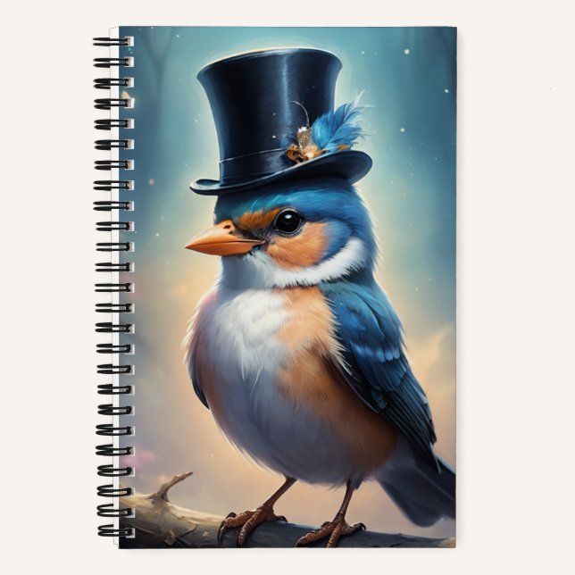 Carnet Oiseau élégant (Recto)