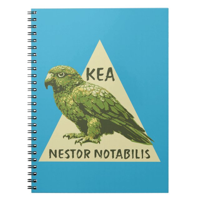 Carnet oiseau Kea de Nouvelle-Zélande (Devant)