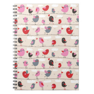 Carnet Oiseaux dans l'amour