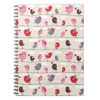 Carnet Oiseaux dans l'amour