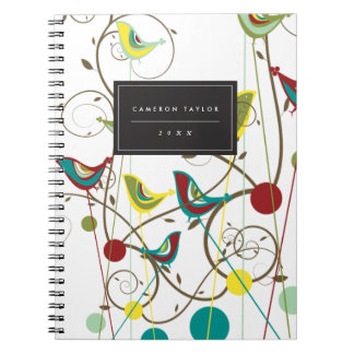 Carnet Oiseaux d'été lunettes de soleil Vignes de nature 