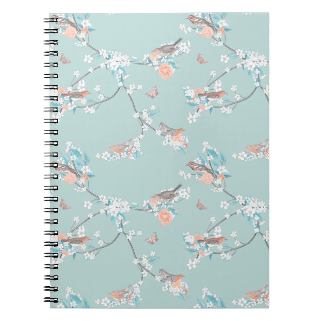 Carnet Oiseaux et fleurs (Devant)