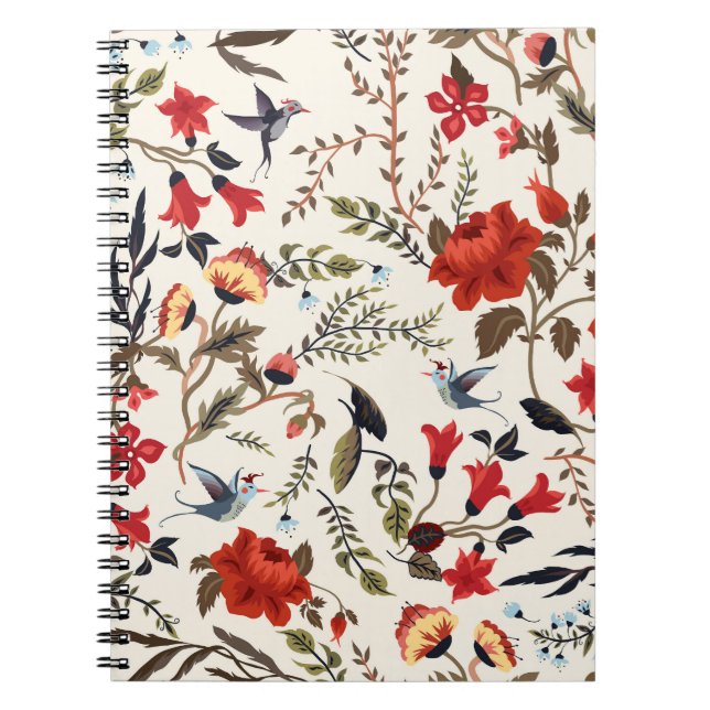 Carnet Oiseaux & Fleurs : Conception Florale transparente (Devant)