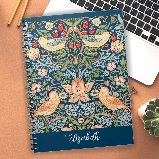 Carnet Oiseaux mignons, Thief fraise Art Vintage, Nom (Créateur téléchargé)