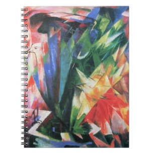 Carnet Oiseaux (Vogel) par Franz Marc, Art Cubisme Vintag