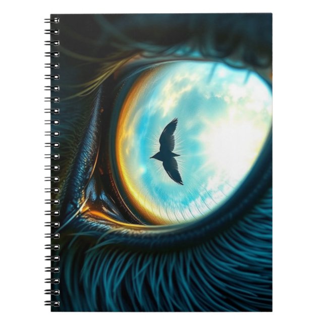 Carnet Oiseaux Vue Oeil D'Un Oiseau (Devant)