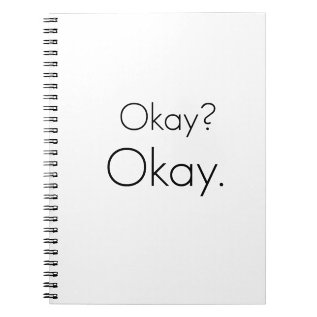 Carnet Ok ? Ok (Devant)